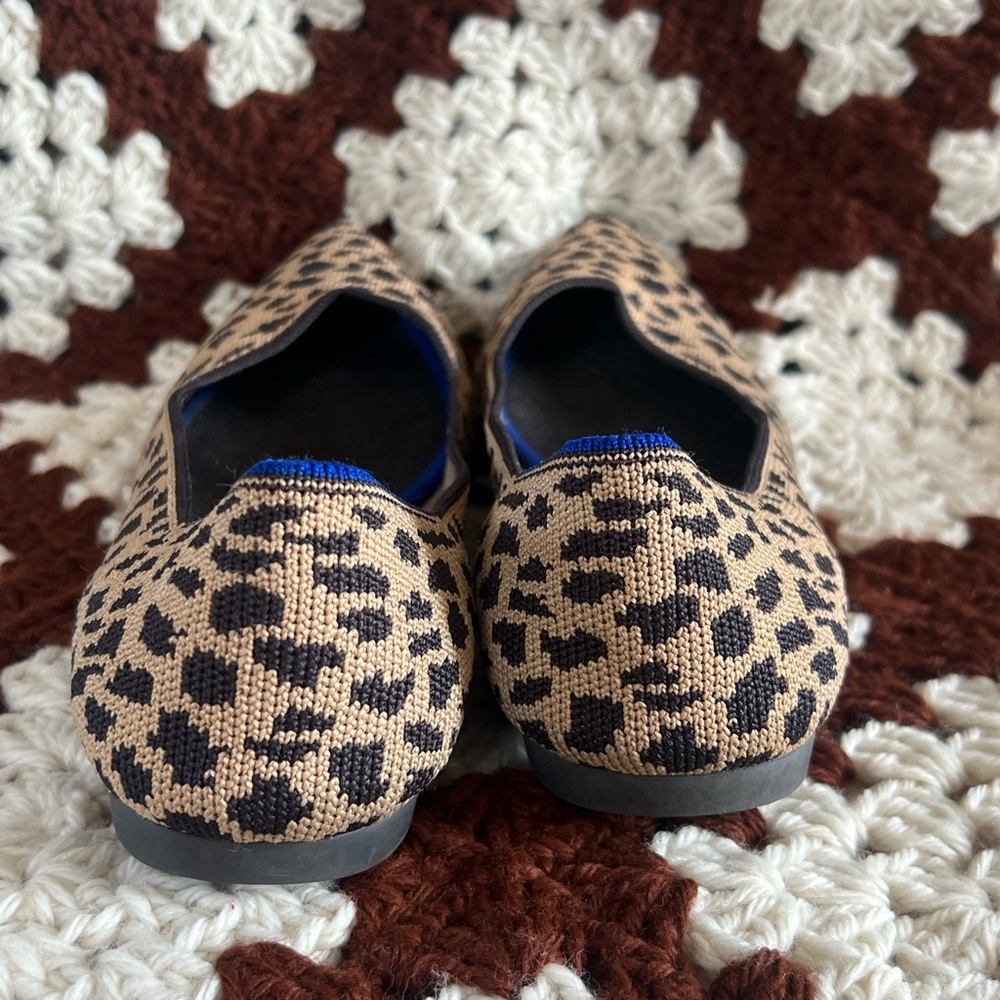 Leopard Pointy Toe Rothys Flats - Picture 5 of 5